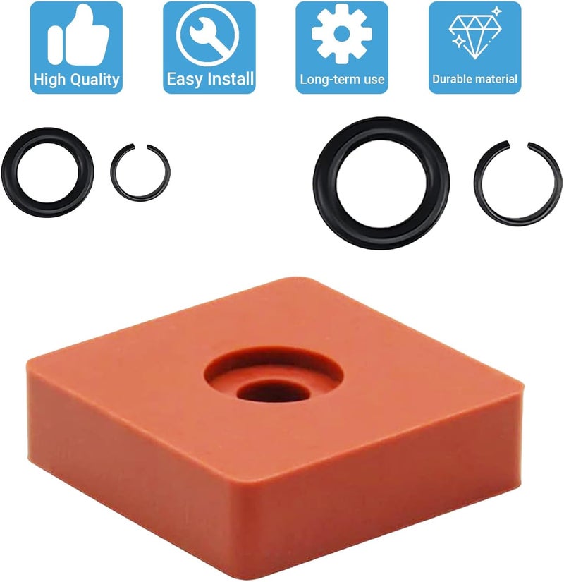 GnDaYoug (10+10 Sets) 3/8" & 1/2" Impact Wrench Retainer Rings Kit with O-Rings & Anvil Tool – Compatible with 3/8” & 1/2” Milwaukee Standard Electric/Pneumatic Impact Wrenches - Image 5